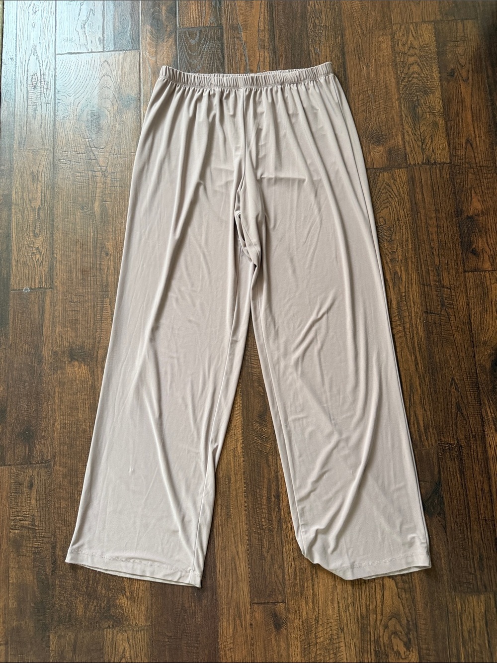 R & M Richards Neutral Taupe Straight-Leg Lounge Pants